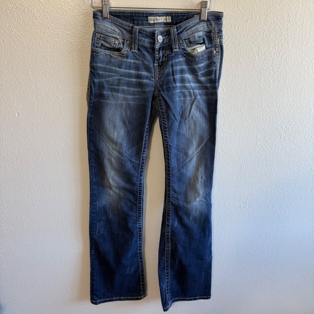 BKE Denim Size 24 Stella Dark Wash Bootcut Stretch Jeans Western Country Barn
